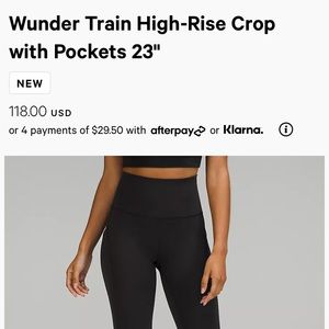 Lululemon Wunder Train Leggings